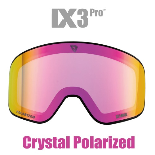 Lens IX3PRO Black Crystal Polarized Pink